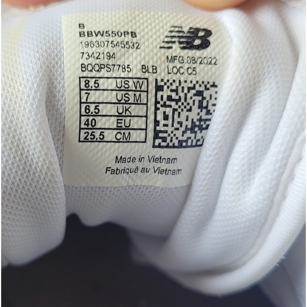 New Balance 550 Womens Sneakers Size 8.5 Pink Suede Retro Streetwear Y2K - Picture 13 of 13